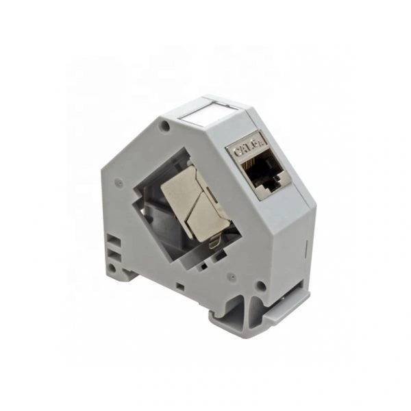 Support DIN pour 1 module RJ45